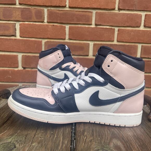 Air Jordan 1 Retro High OG Atmosphere Bubble Gum Womens 10.5 M 9 Nike Sneakers - Picture 9 of 12